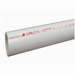 PVC DWV Pipe, Schedule 40, 4-In. x 2-Ft.