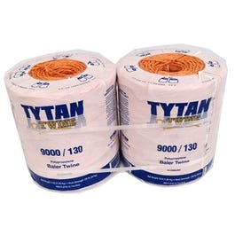 Baler Twine, Orange Poly, Two 4,500-Ft. Spools