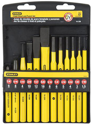 CHISEL PUNCH SET 12PC