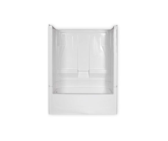 ABG Brands Clarion AcrylX Four-Piece Alcove Left-Hand Drain Tub Shower (60